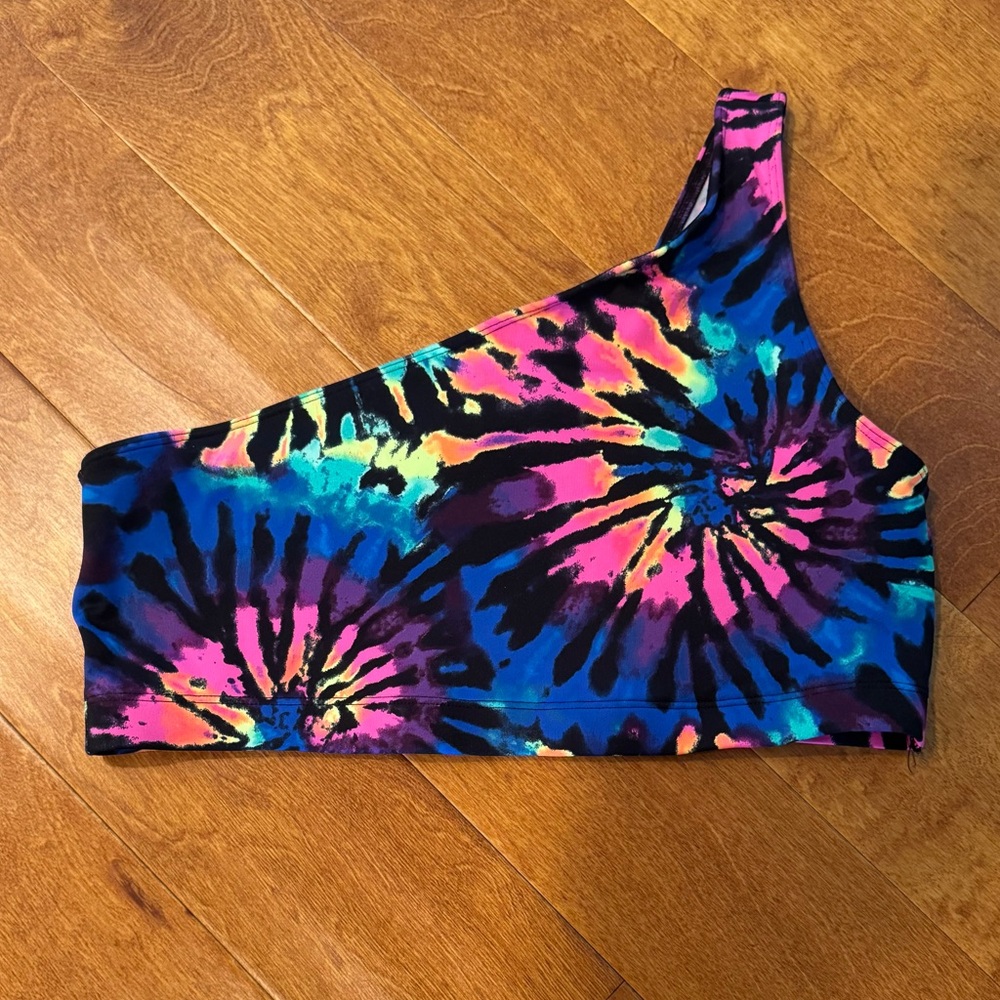 Victoria Secret PINK Sport Bikini Top Workout gear Women’s XL One Shoulder NWT